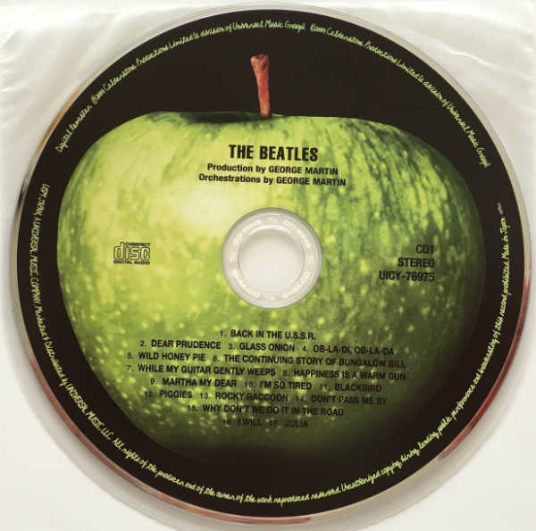 CD 1, Beatles (The) - The Beatles (aka The White Album) [Encore Pressing]
